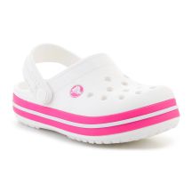 CROCS CROCBAND KIDS CLOG T WHITE/PINK CRUSH 207005-6WU