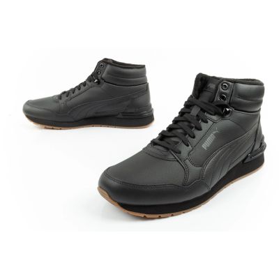 17. Puma ST Runner v4 Mid buty sportowe męskie sneakersy za kostkę czarne