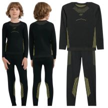 Bielizna bezszwowa chłopięca komplet (GÓRA+DOŁ) 4F 4FJWAW25USEAM248-20S