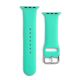 Silikonowa opaska Silicone Strap APS do Apple Watch 42 / 44 / 45 mm pasek bransoleta do zegarka - miętowa