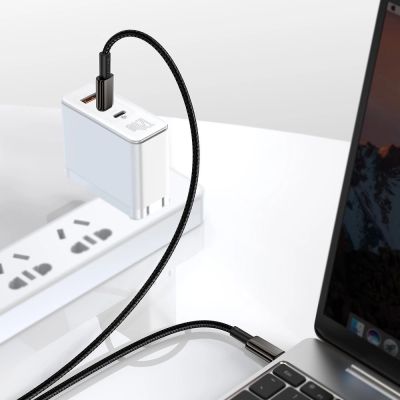 9. Kabel Baseus CATWJ-01 USB-C - USB-C PD QC 100W 5A 1m - czarny