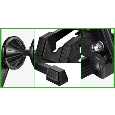 9. Stojak rowerowy Rockbros T30 składany na przednie lub tylne koło kompatybilny z kołami 24-27,5 cala oraz 700C - czarny