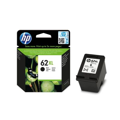 60. HP 62XL oryginalny wkład atramentowy czarny XL