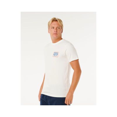 Koszulka męska RIP CURL Pacific Rinse Sunrise Tee biała