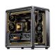 17. Jonsbo X400 PC-Gehäuse, Midi-Tower, ATX, Tempered Glass - grau