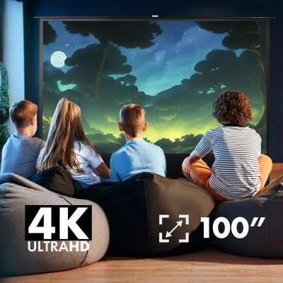 8. MACLEAN PRZENOŚNY EKRAN PROJEKCYJNY, KOMPAKTOWY, PODŁOGOWY, 100", 4:3, MC-211