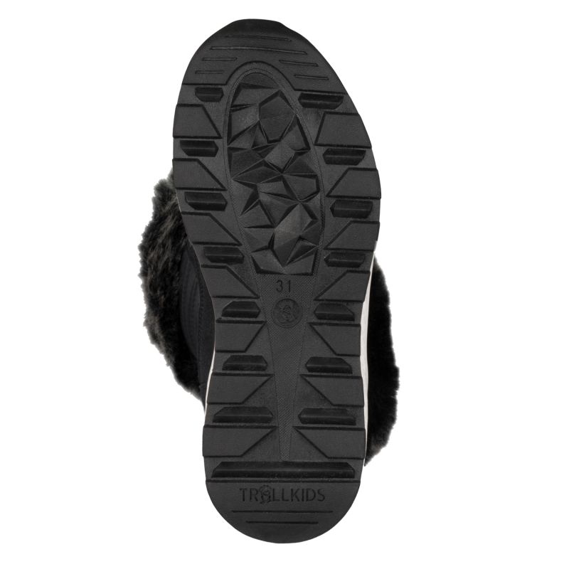 4. Wodoodporne buty zimowe Trollkids Girls Hemsedal Winter Boots XT dla dziewczynki (576-600)