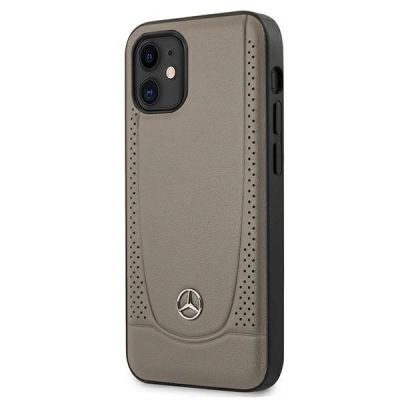 2. Etui Mercedes Urban Line na iPhone 12 mini - brązowe