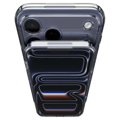9. Etui Spigen Thin Fit MagSafe na iPhone 17 Pro Max - przezroczysto-granatowe