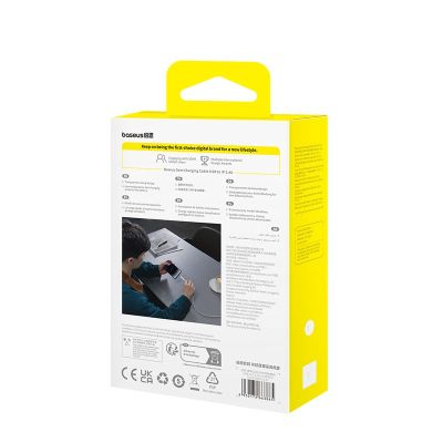 7. Kabel Baseus Gem 2.4A 2m (biały)