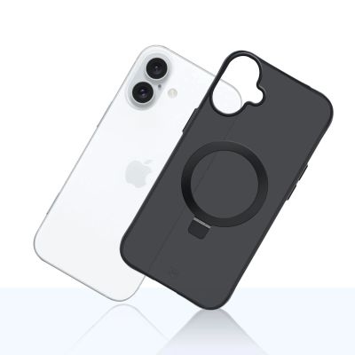 7. Etui 3mk Smoke Case Mag&Stand na iPhone 17 - czarne