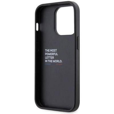 7. Etui BMW Grip Stand Hot Stamp iPhone 14 Pro - czarne