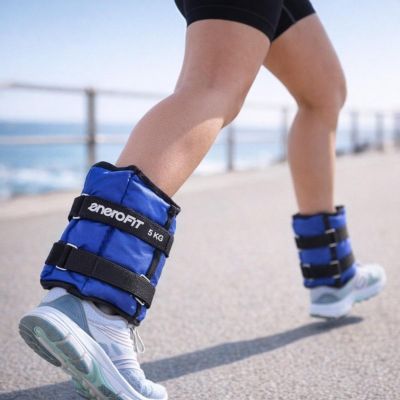 16. OBCIĄŻENIE NA PRZEGUBY NIEBIESKIE 10KG (2x5KG) ENERO FIT