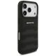 4. Etui AMG Leather Debossed Lines Logo do iPhone 17 Pro - czarne