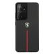 3. Etui Ferrari Off Track Leather Nylon Stripe na Samsung Galaxy S21 Ultra - czarne
