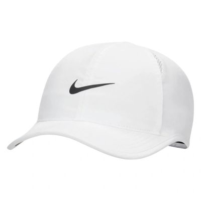 Nike czapka męska z daszkiem Dri-FIT Club biała sportowa lekka