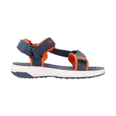 2. Sandały sportowe dziecięce dla chłopca/dziewczynki Trollkids Kids Lysefjord Sandal mystic blue/orange (666-142)