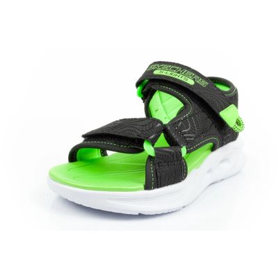 24. Sandały Skechers Jr 401673L/BKLM