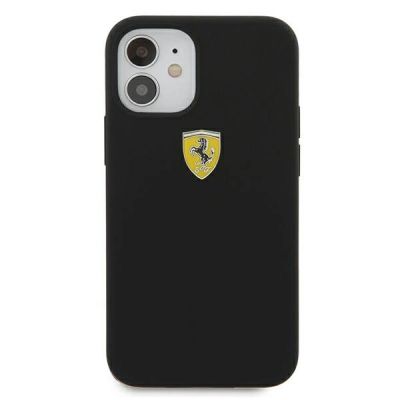 3. Etui Ferrari On Track Silicone na iPhone 12 mini - czarne