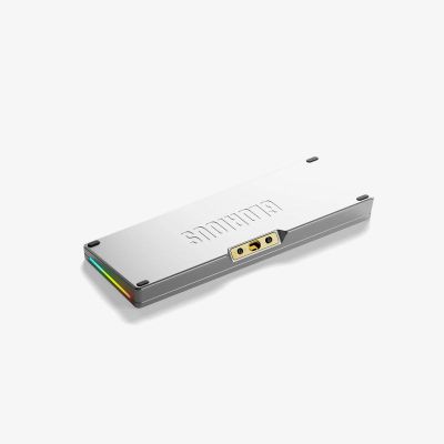 5. Klawiatura Glorious GMMK 3 Pro HE Wireless 65% Custom Gaming-Tastatur - Pre-Built, ANSI (USA), Fox HE Switches, srebrna