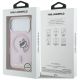 8. Etui Karl Lagerfeld IML Peekaboo MagSafe na iPhone 17 Pro Max - różowe