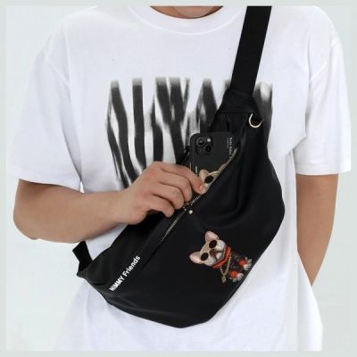 10. Torba na ramię Nimmy Crossbody Glasses Cool Cat - różowa