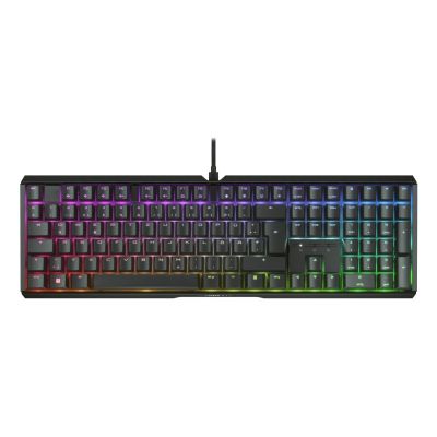 Klawiatura do gier Cherry Xtrfy MX 3.1, port USB, przełącznik kluczykowy Cherry MX2A BROWN, układ DE, aluminiowa obudowa