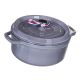 2. STAUB Garnek żeliwny okrągły 40500-246-0 3,8l grafitowy