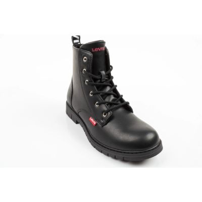 2. Levi's buty trzewiki dziewczęce Pasadene SE za kostkę czarne na zamek