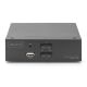 6. Digitus Przełącznik KVM, 2x1 DP, DP Out, USB