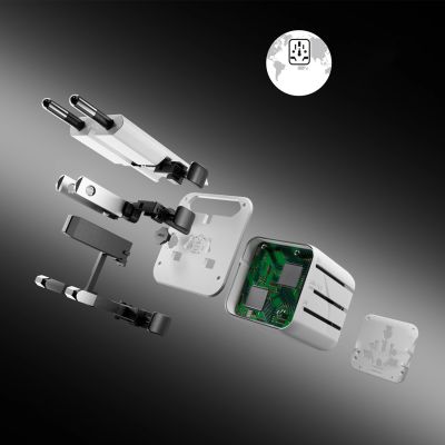 12. Adapter podróżny SBS TEADAPTUNI uniwersalny - biały