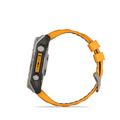 3. Zegarek Garmin Fenix 8 AMOLED Sapphire Titanium Spark Orange