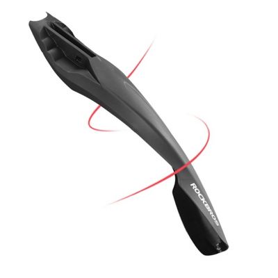 2. Błotnik Rockbros DNB8001BK z czerwoną lampką LED - czarny