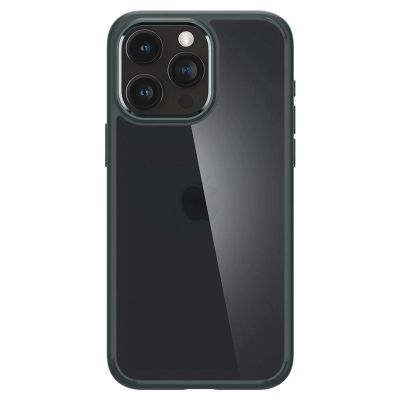 8. Etui Spigen Ultra Hybrid na iPhone 15 Pro Max - ciemnozielone