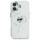 3. Etui Karl Lagerfeld IML Metal Choupette Head MagSafe na iPhone 16 - białe