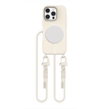 Etui Tech-Protect MagNecklace MagSafe na iPhone 16 Pro Max - beżowe