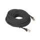 2. Patchcord UTP Lanberg PCU5-10CC-2000-BK (RJ45 - RJ45 ; 20m; UTP; kat. 5e; kolor czarny)