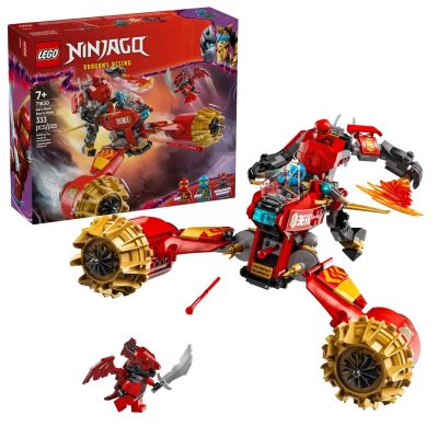 11. LEGO NINJAGO 71830 Burzowy jeździec-mech Kaia
