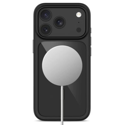 5. Etui Tech-Protect MagOne CC MagSafe + Szkło hartowane 2-Pack na iPhone 18 Pro Max / 17 Pro Max - przezroczysto-czarne