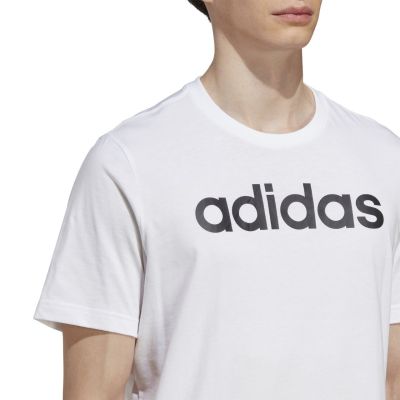 9. Koszulka adidas Essentials Single Jersey Linear Embroidered Logo Tee M IC9276