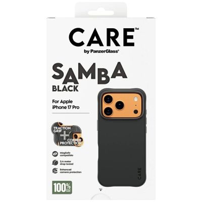 5. Etui CARE by PanzerGlass Fashionable Samba MagSafe na iPhone 17 Pro - czarne