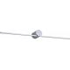 Nowoczesny kinkiet LED SLIM L IP44 chromowany