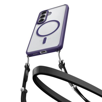 14. Etui Spigen Ultra Hybrid Mag MagSafe na Samsung Galaxy S26+ - przezroczysto-granatowe