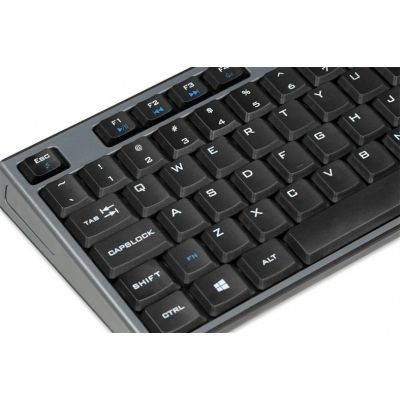 5. Zestaw klawiatura + mysz IBOX DESKTOP PRO KIT IKMS606W (USB 2.0; (US); kolor czarny; optyczna; 1200 DPI)