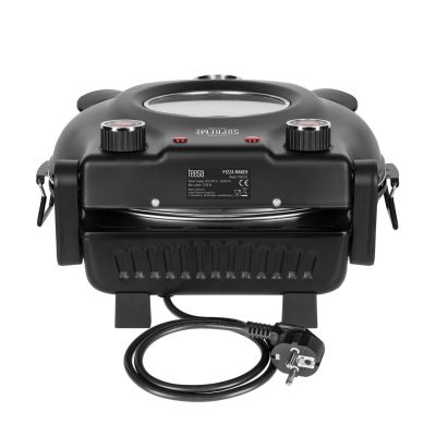 2. Piec do pizzy TEESA SUPREME, 1200W, 32cm, okienko, wyjmowany kamień