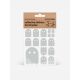 Naklejka BOOKMAN Reflective Stickers Ghost