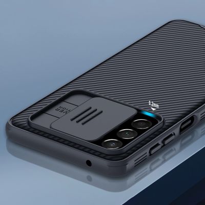 11. Nillkin CamShield Pro Case pancerne etui pokrowiec osłona na aparat kamerę Samsung Galaxy A73 niebieski