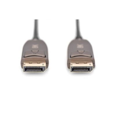 20. Kabel DP/DP M/M czarny 10m DisplayPort 1.4 Hybrydowy  AOC 8K 60Hz UHD