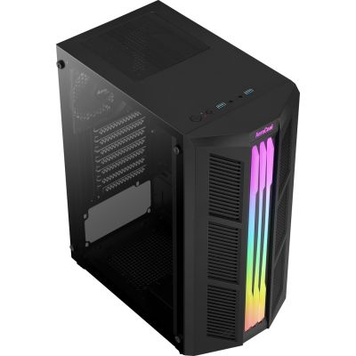 5. OBUDOWA AEROCOOL PGS PRIME-G-BK-v1 RGB czarna