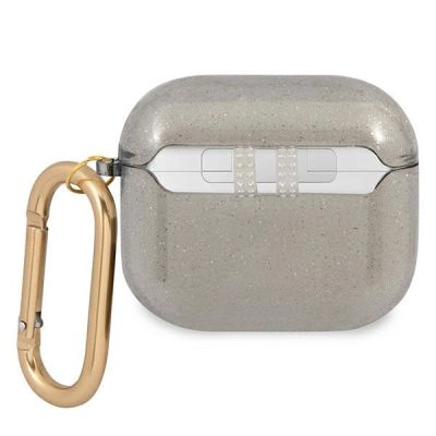 2. Etui Guess Glitter Collection na AirPods 3 - czarne